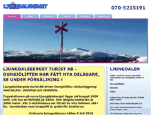 Tablet Screenshot of ljungdalsberget.se